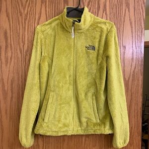 North Face women’s small lime green jacket
